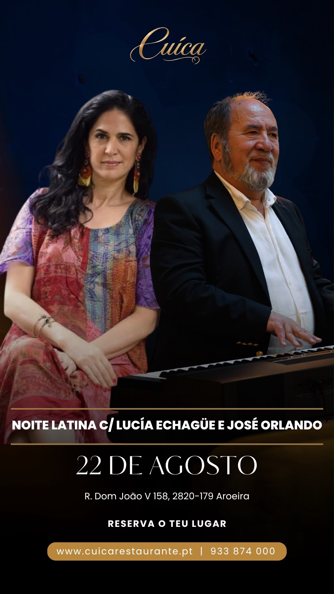 Noite Latina com Lúcia Echagüe e José Orlando