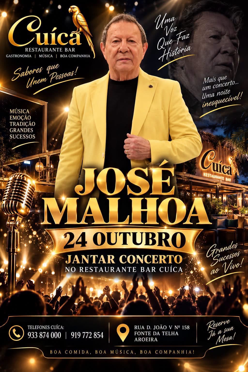 Jantar Concerto com José Malhoa